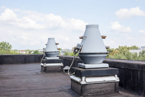 istock air ducts on the roof 1001295558