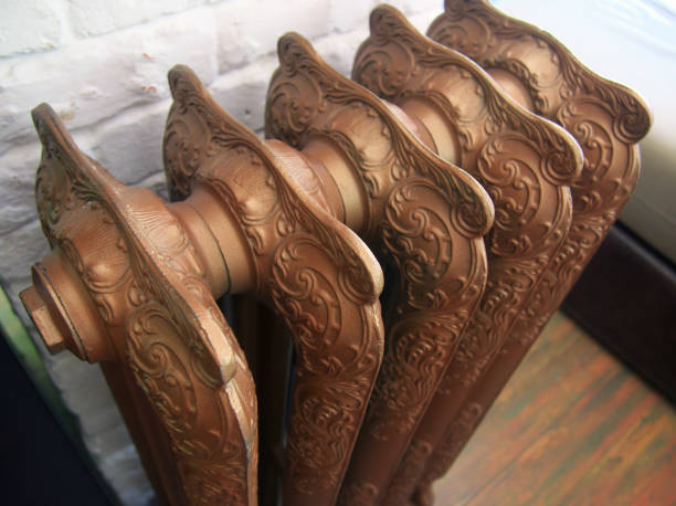 istock An antique vintage radiator of a centralized heating system 1001295654