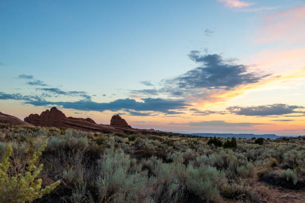 istock Sunrise in Arches National Park 1001298432