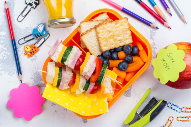 istock Lunch box and school supplies 1001320674