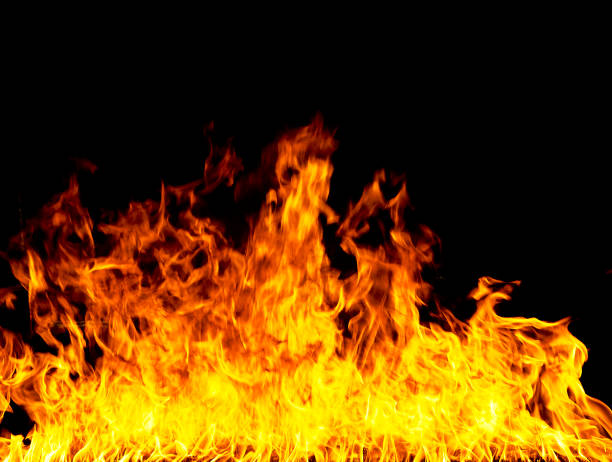 istock Massive wall of flames and fire 1001321930