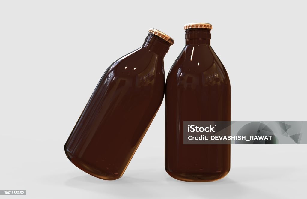 Cold brew coffee bottle mock-up Coffee - Drink, Mock Up, Arabica Coffee - Drink, Liquid, Bottle Alcohol - Drink Stock Photo