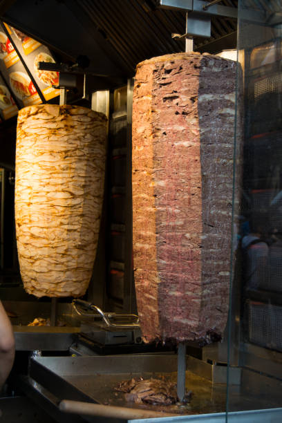 istock Turkish doner kebap shop 1001338606