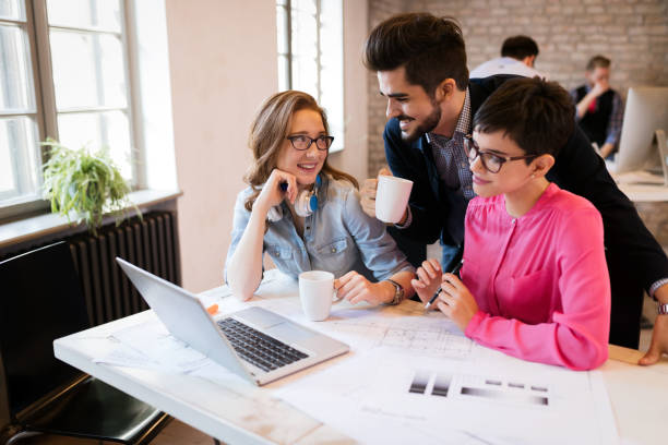 istock Picture of young architects discussing in office 1001342908