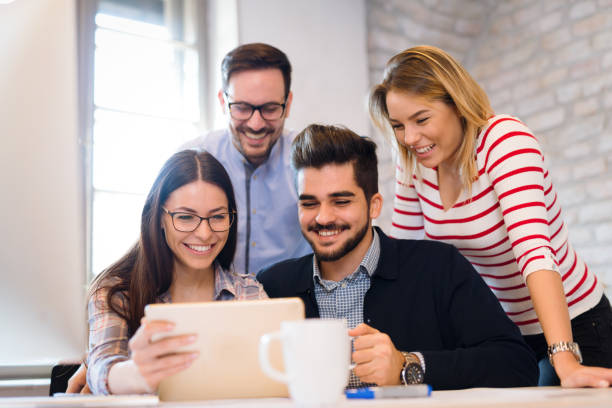 istock Picture of young architects discussing in office 1001346172