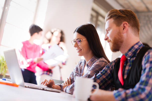 istock Picture of young architects discussing in office 1001346576