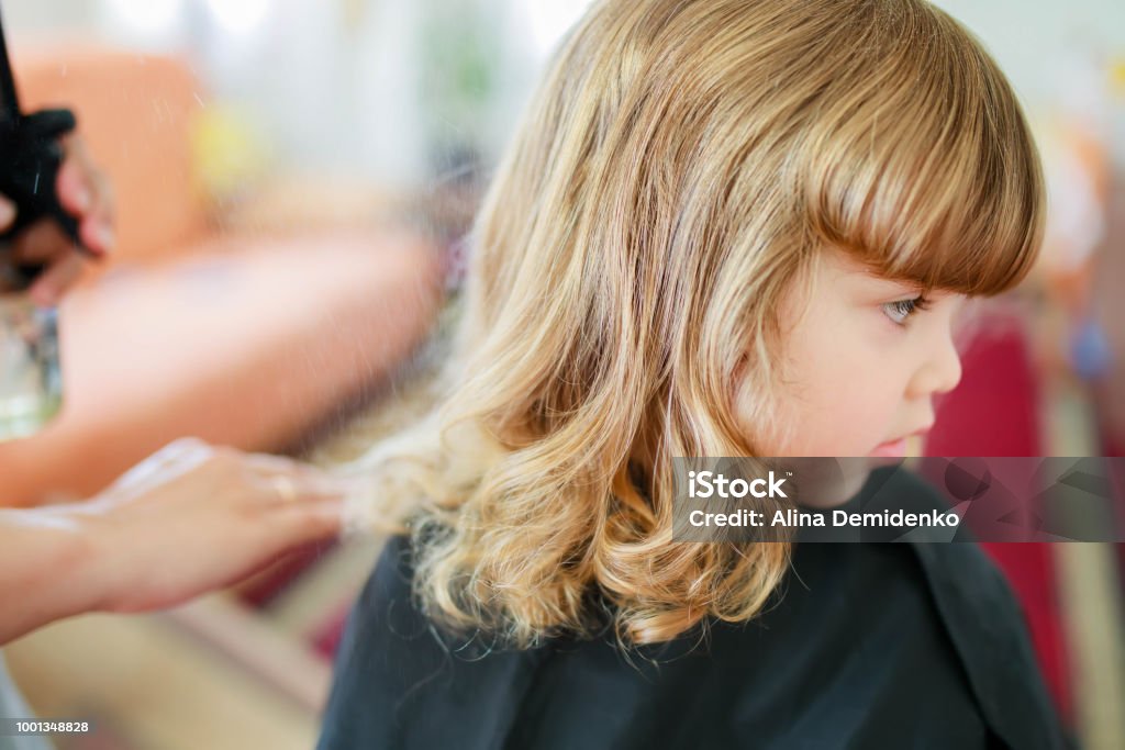 Cute Little Blonde Curly Girl At The Beauty Salon Stock Photo - Download Image Now - Comb - Hair Care, Curly Hair, Toddler - iStock Cute Little Blonde Curly Girl At The Beauty Salon Stock Photo - Download Image Now - Comb - Hair Care, Curly Hair, Toddler - iStock