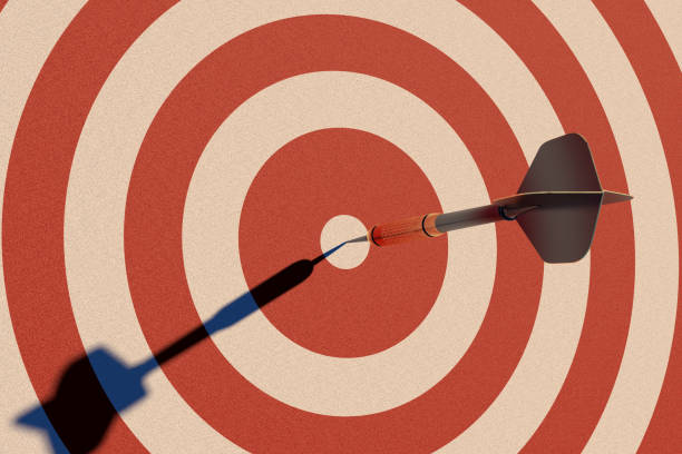 istock Dart in Bull's Eye 1001350572