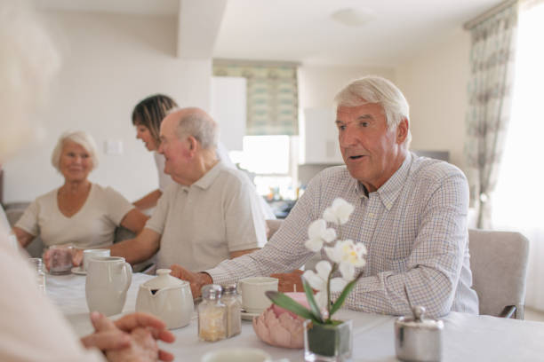 istock Cultivating new friendships over afternoon tea 1001355142
