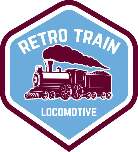 Steamliner Vector Free streamliner locomotive express train patch Vector Images ...