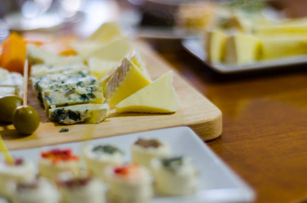 istock Set with different appetizers in small portions, healthy and delicious snacks 1001366528
