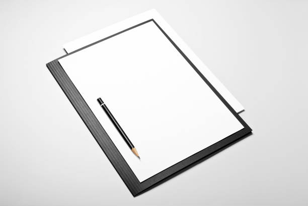 istock Folder, blank sheets of paper, and pencil 1001374160