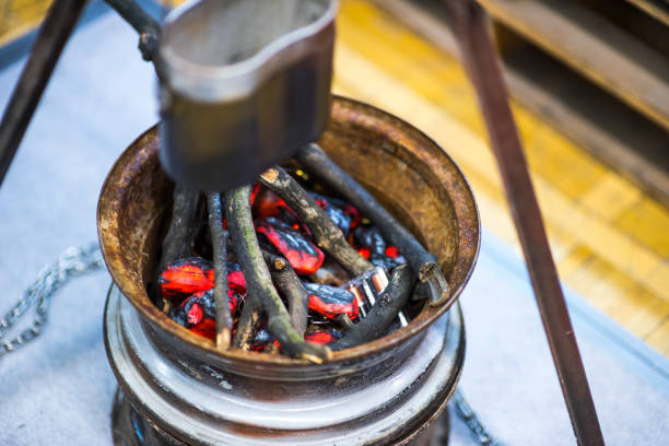 istock coals in a disposal of old tires. Perolysis. 1001383254
