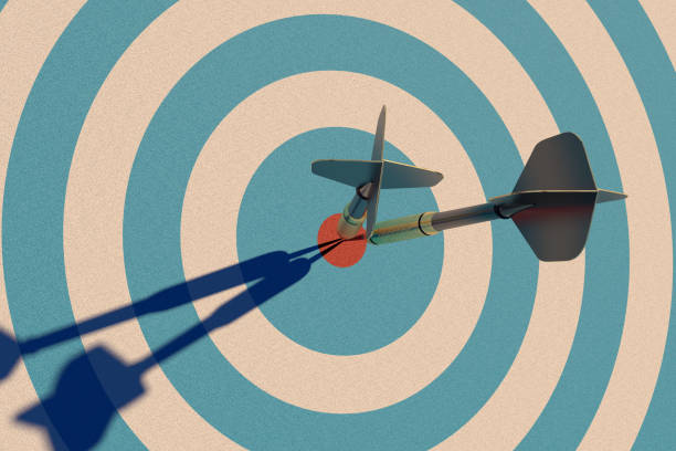istock Dart in Bull's Eye 1001385582