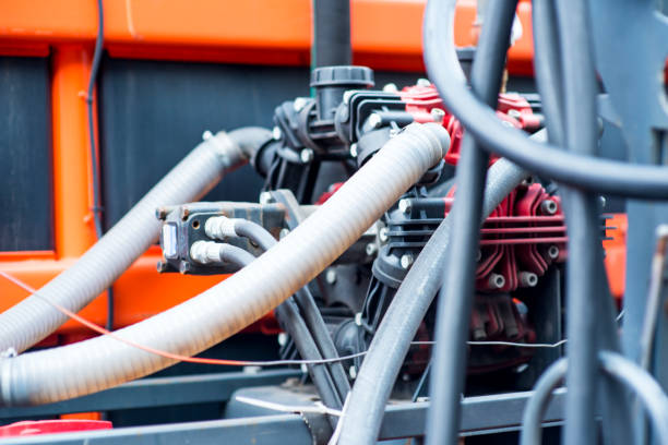 istock Heavy truck wih pipes 1001385798