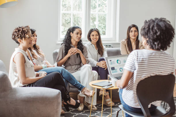 istock Every participant on this meeting explains his proposition 1001389772