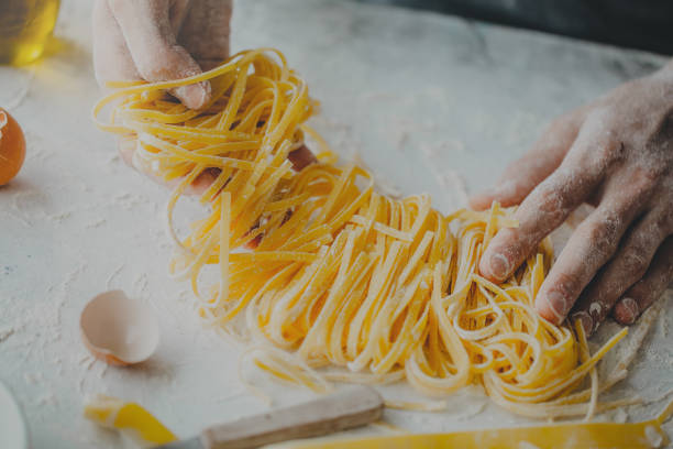 istock Chef making traditional italian homemade pasta 1001393556
