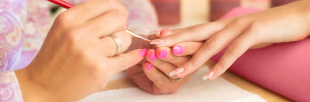 istock Manicure process in the nail salon 1001396848