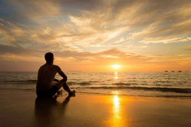 istock Tourist watching sunset Koh Kradan 1001400548
