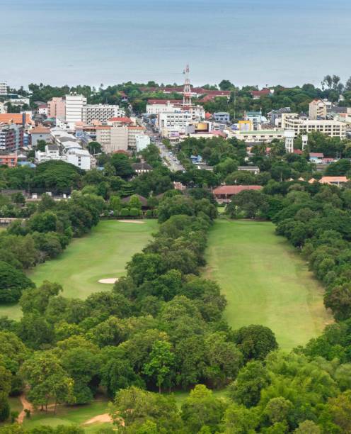 istock Aerial Landscape Golf Course In Hua Hin  , Thailand 1001410092