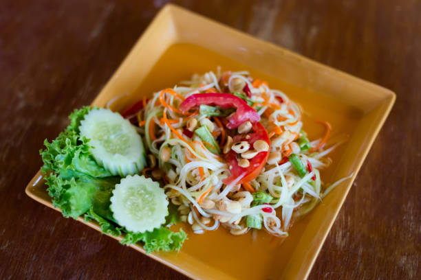 istock Thai Som Tam papaya salad 1001458162