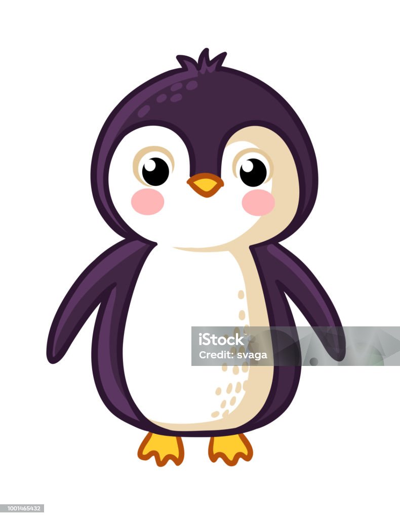 Biểu Tượng Chim Cánh Cụt Hoạt Hình Hình minh họa Sẵn có - Tải ...