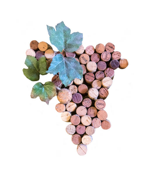 istock bunch of grapes made from cork stoppers 1001473398