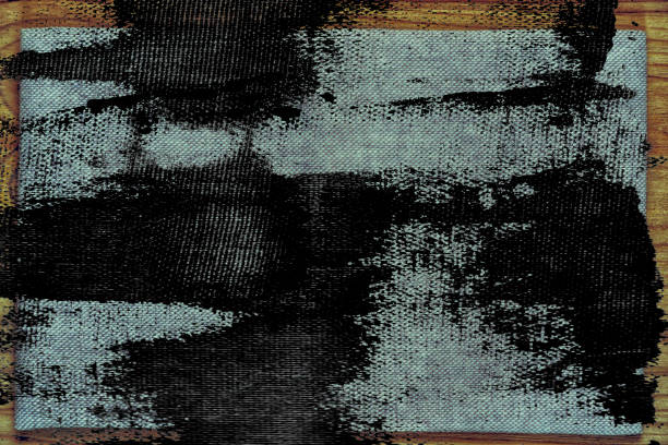 istock Grunge Linen fabric surface for mock-up or designer use, book cover sample, swatch 1001482788