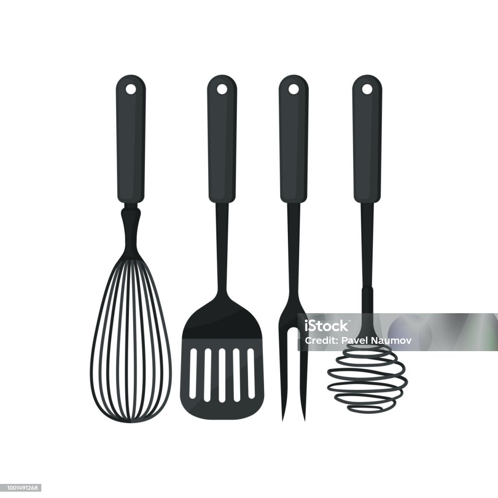 https://media.istockphoto.com/id/1001491268/vector/collection-of-kitchen-utensils-used-for-cooking-black-metal-whisks-spatula-and-meat-fork.jpg?s=1024x1024&w=is&k=20&c=DHaXt-UVQAck6_m5HFua3vrU6QUTyBE2Xl2RY4hDsrs=