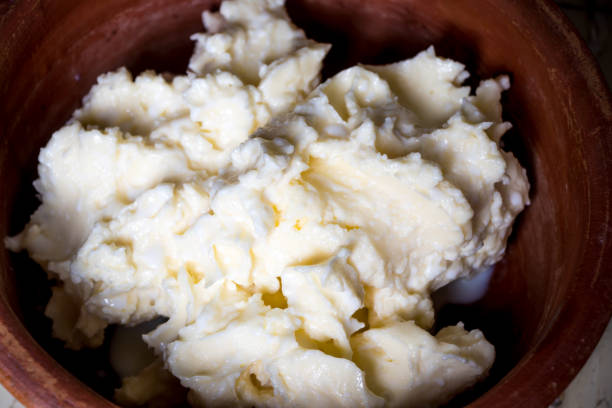 istock Image of white butter make at home from milk and its cream 1001502802