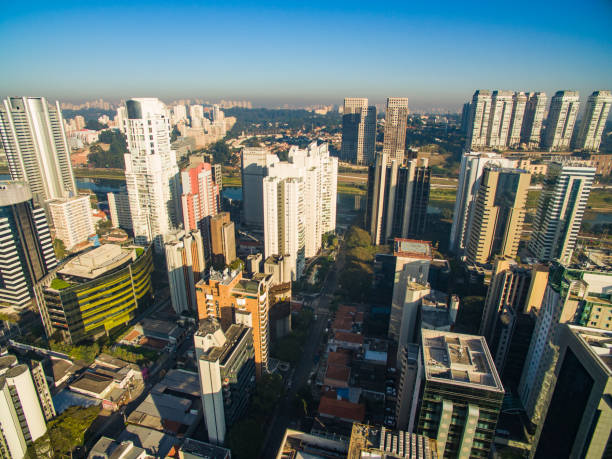 istock Aerial view of big city 1001509330