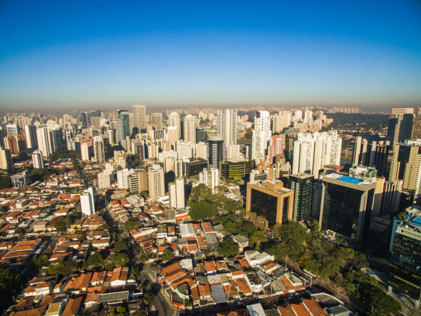 istock Aerial view of big city 1001509372