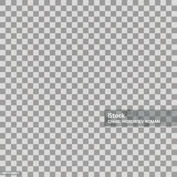 Transparent Background Seamless Pattern Vector Stock Illustration -  Download Image Now - Checkered Flag, Textured, Checked Pattern - iStock
