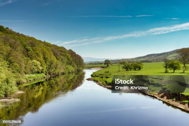 A View Of The River Lune Near Lancaster Stock Photo - Download Image Now - River, UK, Lancaster - Lancashire