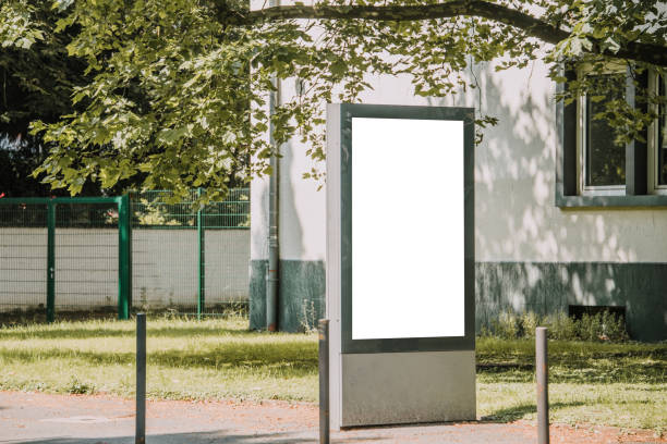 istock Blank billboard at street 1001568116