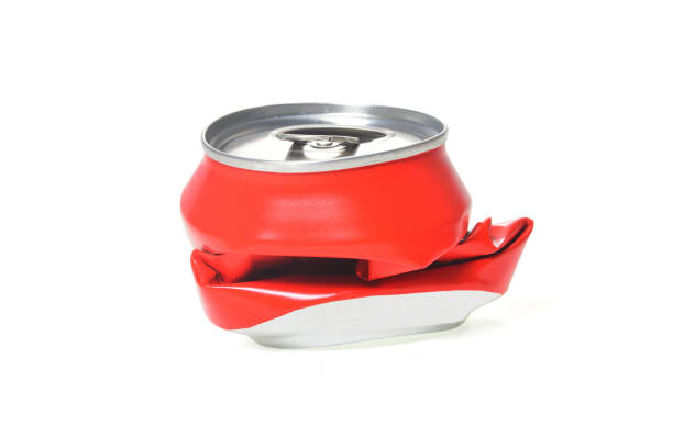 istock red aluminum can flattened 1001600956
