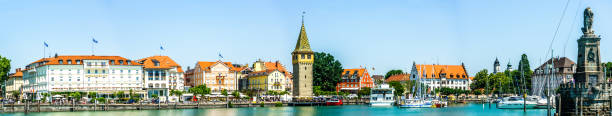 istock harbor of lindau - germany 1001602866