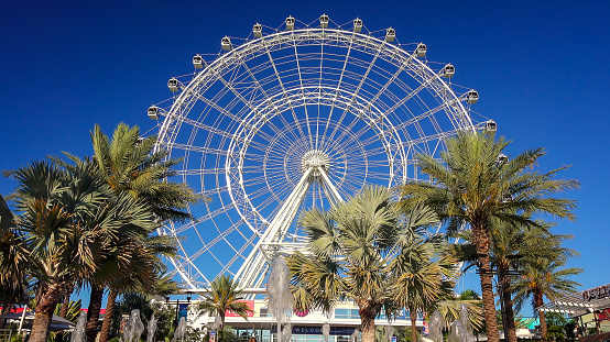 The Orlando Eye, in the heart of Orlando, Florida is the largest observation wheel on the east coast