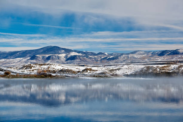 istock Winter landscape with Wolford Mountain Reservoir 1001603702