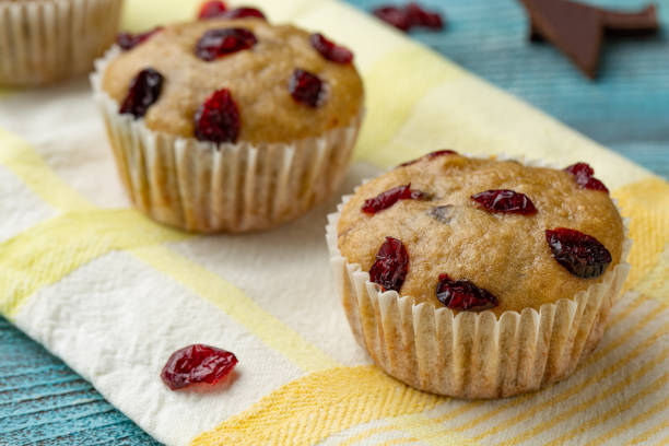 istock Cupcakes with cherries are located in a row. 1001610978