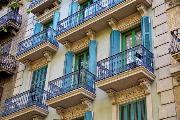 istock Barcelona streets in historic center 1001617668