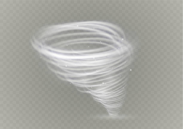 ilustraciones, imágenes clip art, dibujos animados e iconos de stock de un tornado que brilla intensamente. viento giratorio. efecto de viento hermoso. aislado en un fondo transparente. ilustración de vector - manga de viento