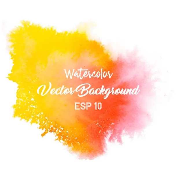 Vector illustration of Watercolor Background