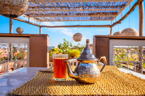istock Traditional Moroccan mint tea in Marrakech, Morocco 1001635752