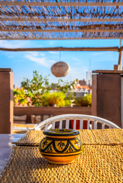 istock Traditional interior of cafe in Marrakech, Morocco 1001635760