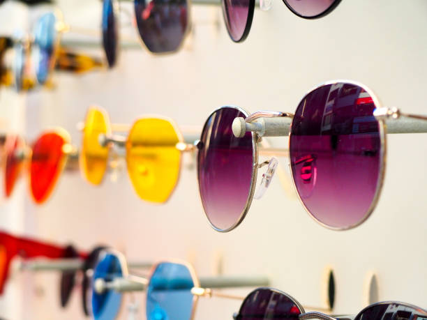 istock red glass sunglasses and different glasses 1001664666