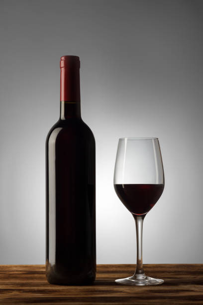 istock Bottle and glass of red wine 1001664862