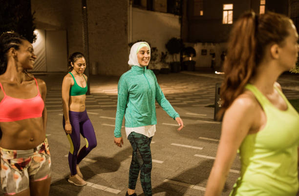 istock Young women spending some time together after training 1001665474