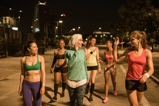 istock Young women spending some time together after training 1001665506