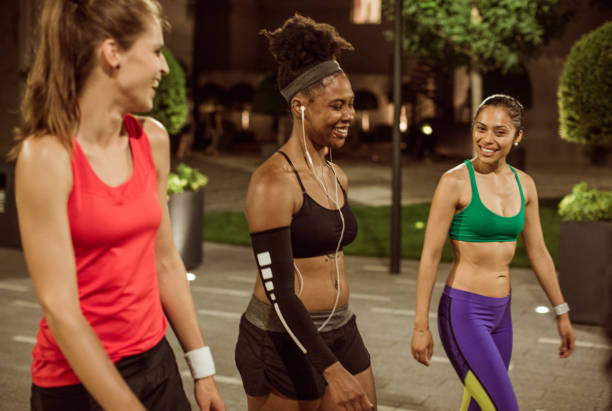 istock Young women spending some time together after training 1001665770